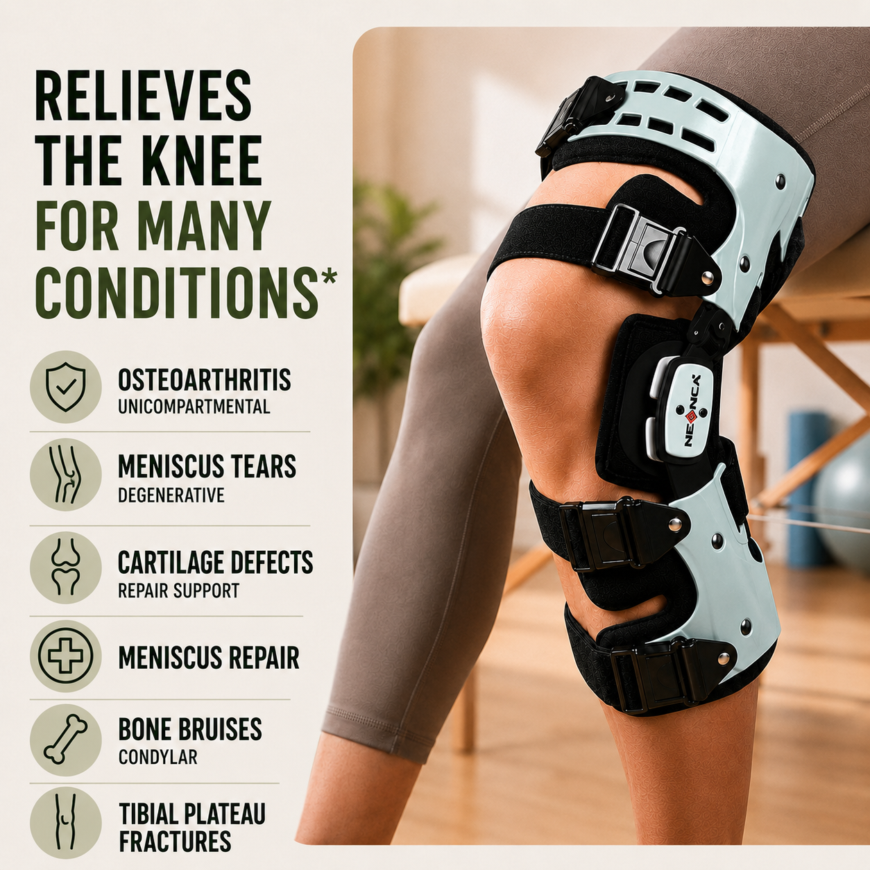 FleekFit | OrthoVance Unloader Knee Support Brace