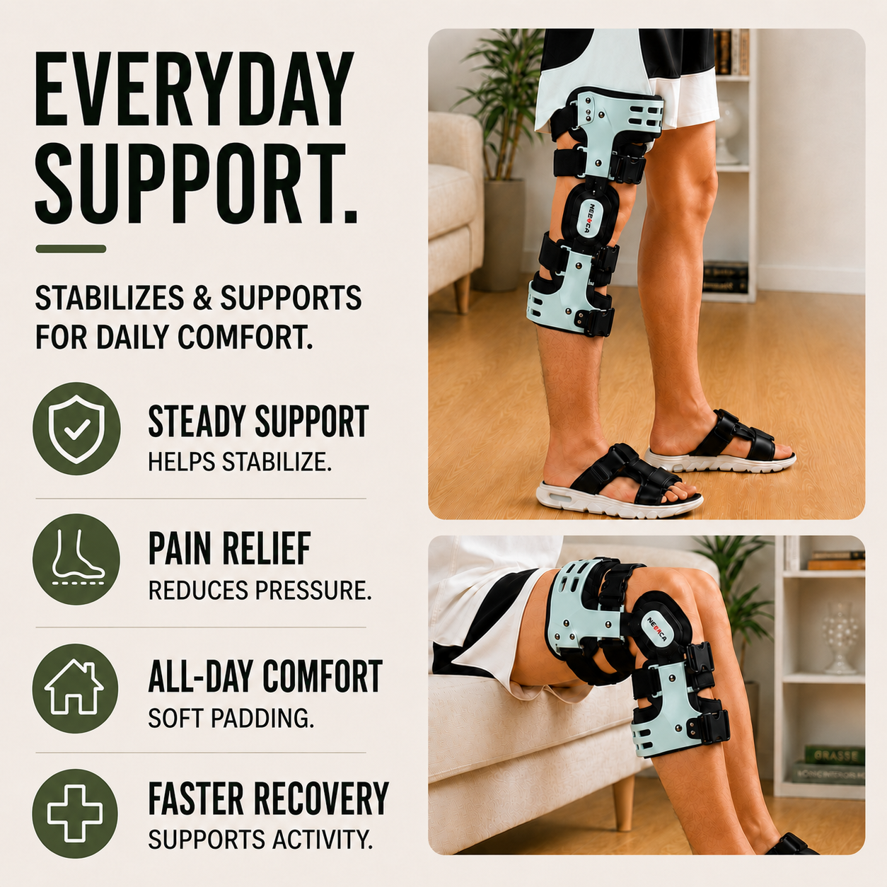 FleekFit | OrthoVance Unloader Knee Support Brace
