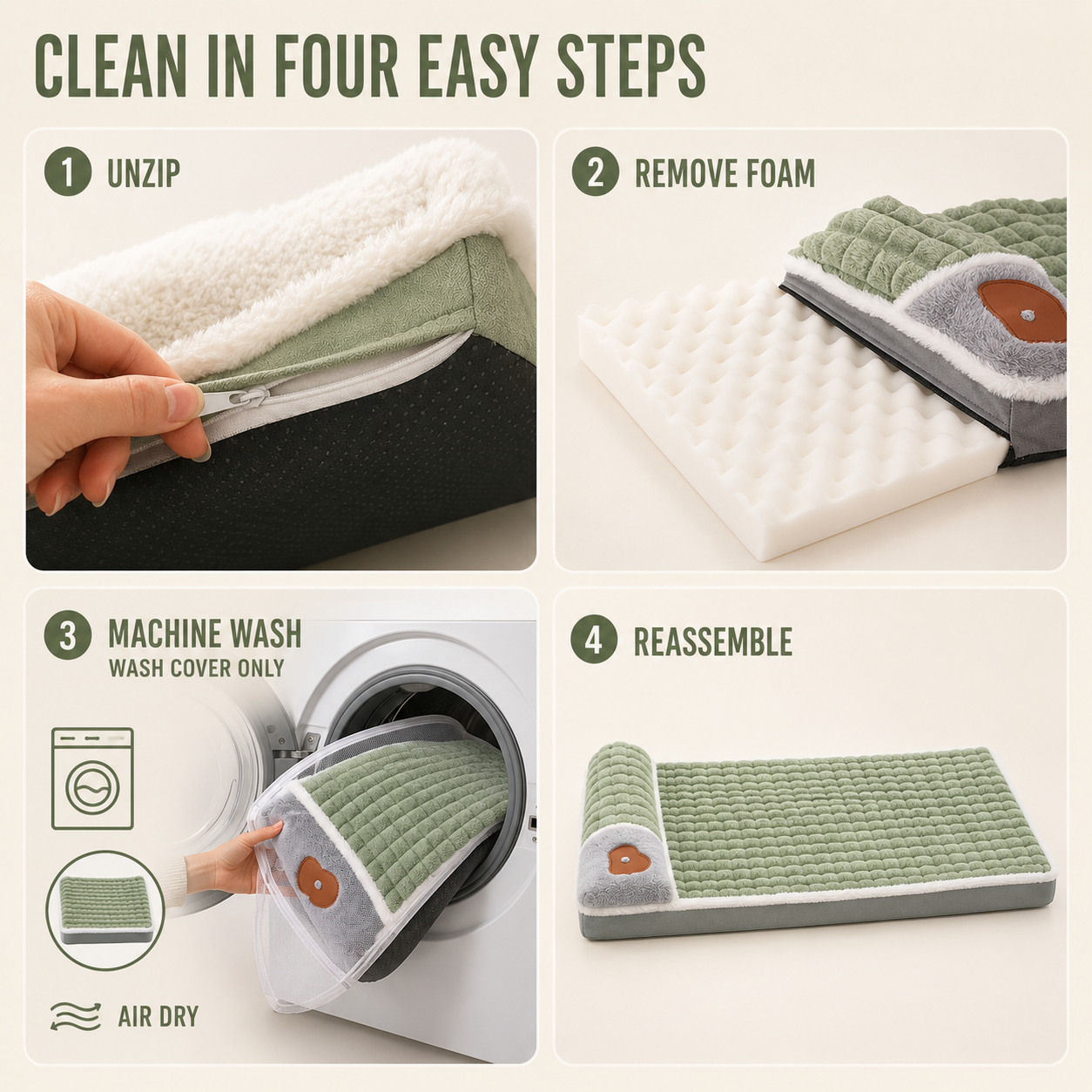 FleekFit | Pawselle Orthopedic Memory Foam Pet Bed