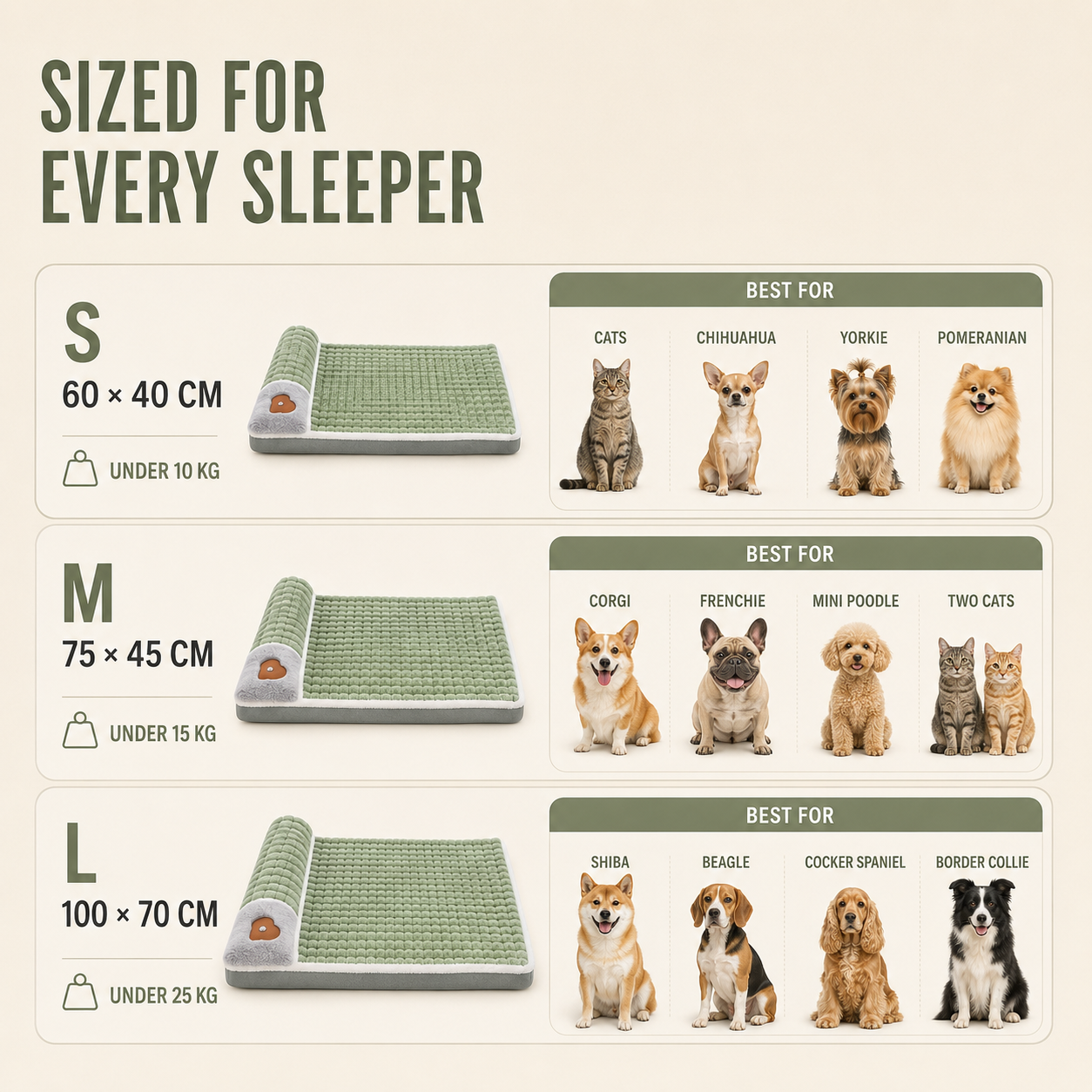 FleekFit | Pawselle Orthopedic Memory Foam Pet Bed