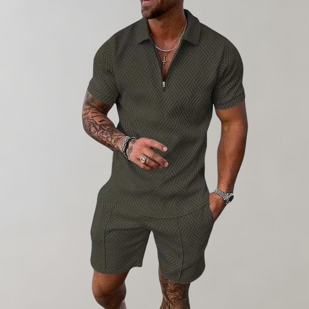 FleekFit | Polo and Shorts Set for Men