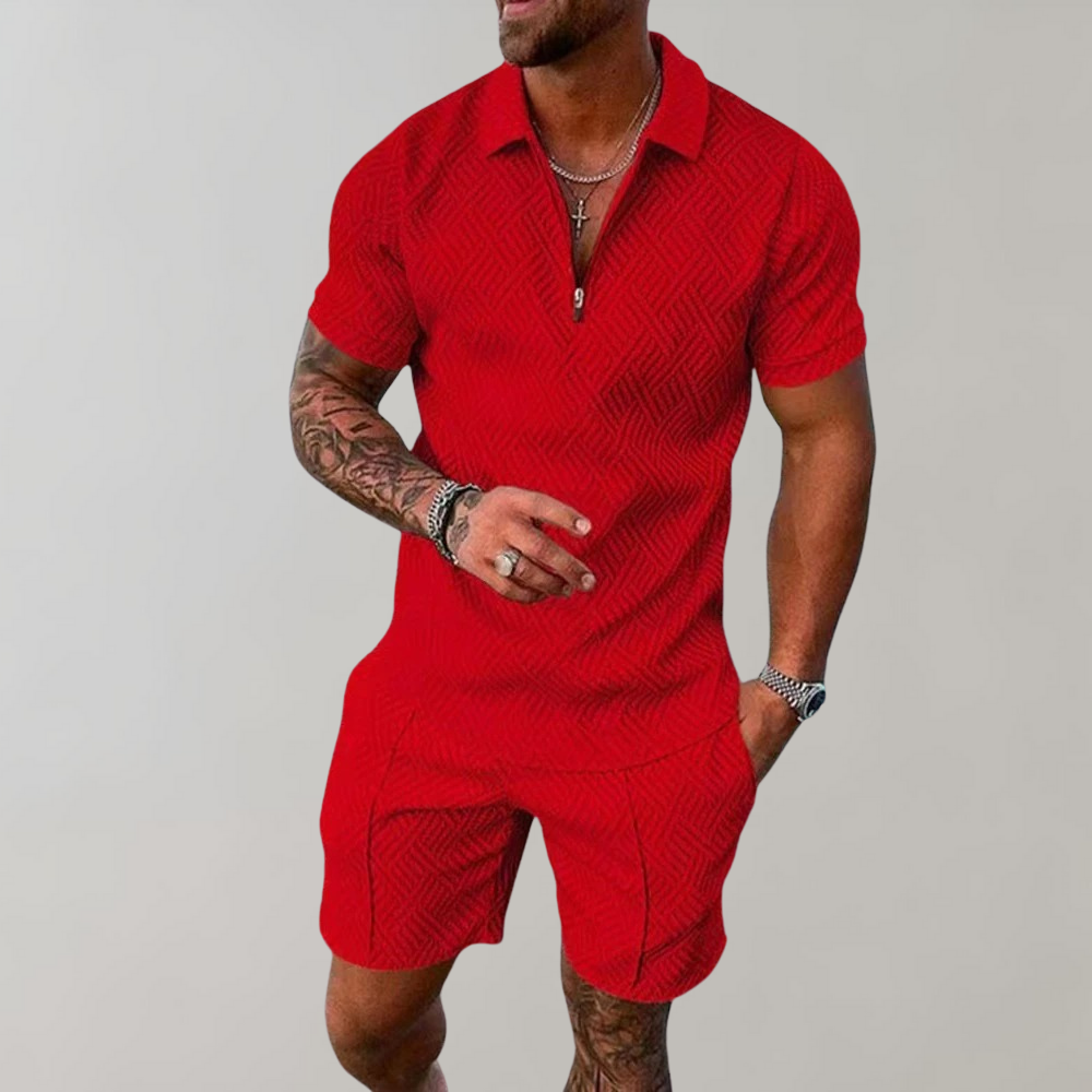 FleekFit | Polo and Shorts Set for Men