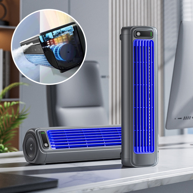 FleekFit | Portable Air Cooler | Wireless, USB Rechargeable
