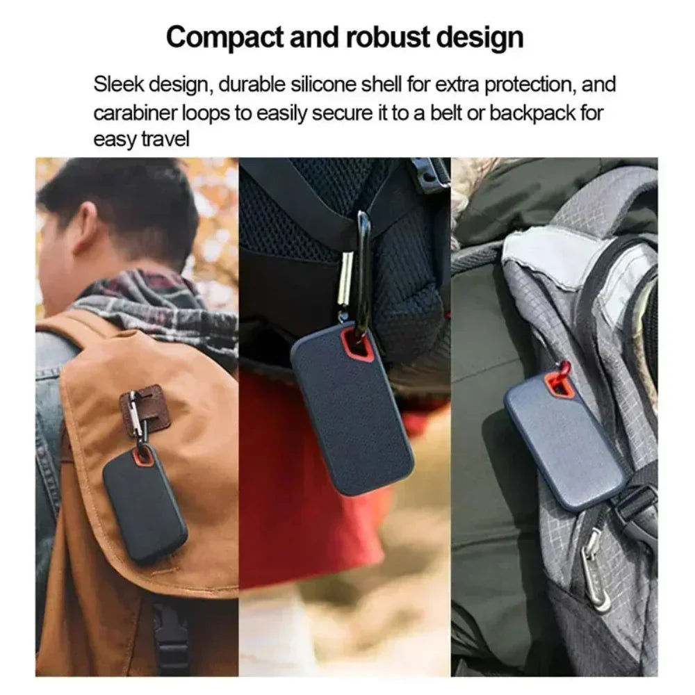 FleekFit | Portable External SSD Drive High Speed Data Transfer Shockproof Storage