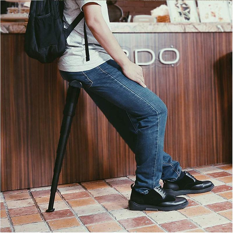 FleekFit | Portable Mini Folding Chair for Queueing Outdoors etc.