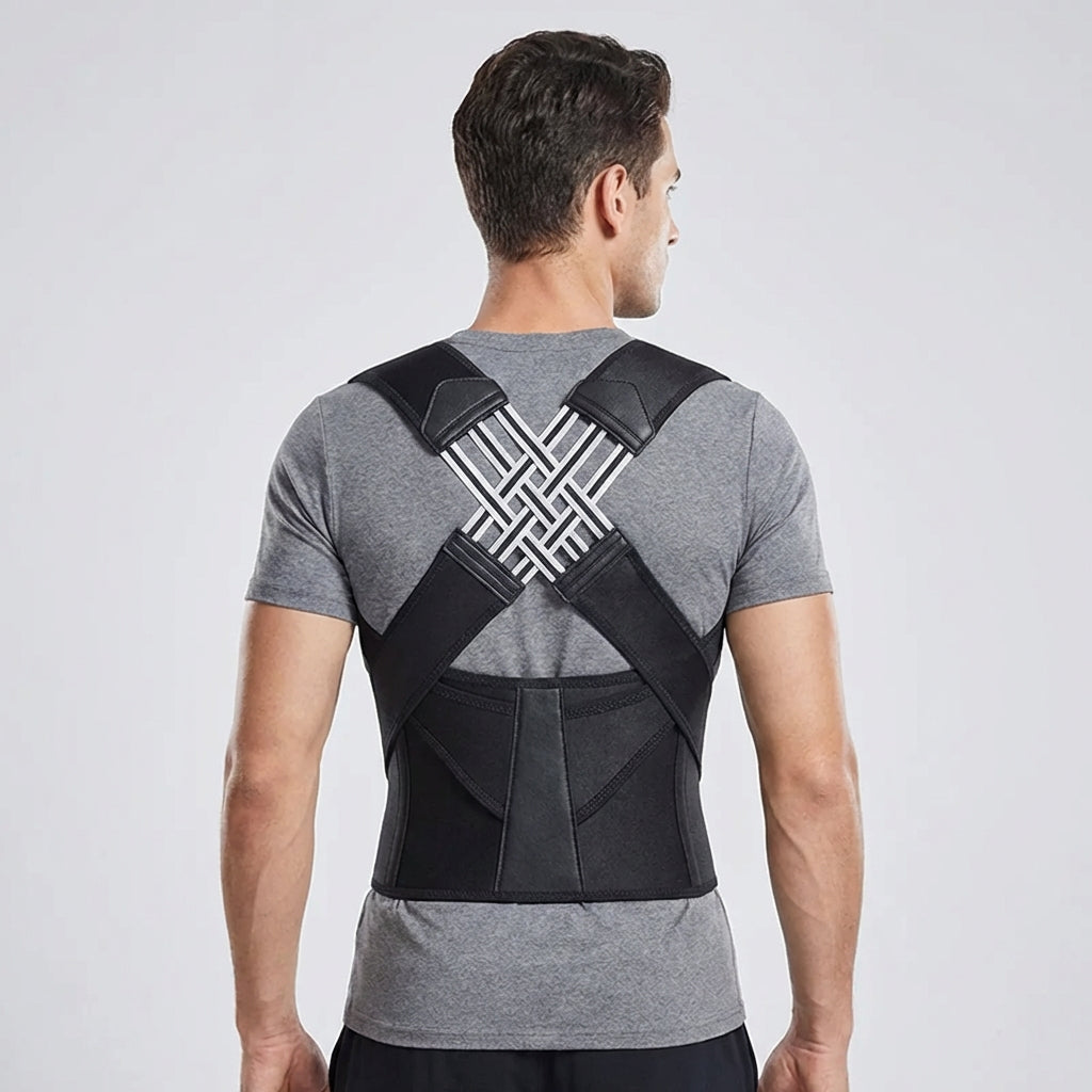 FleekFit | PostuForm Adjustable Full Back Brace