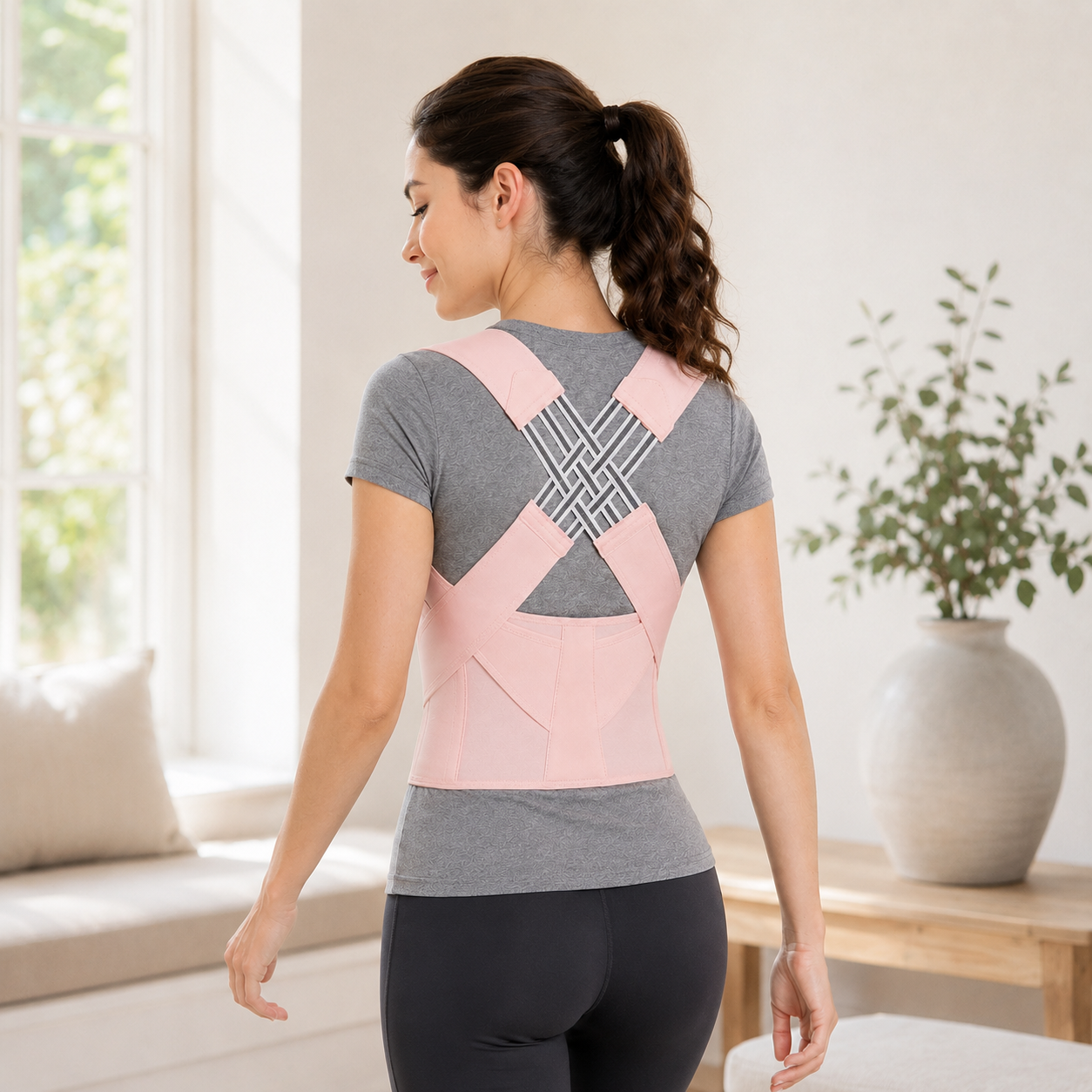 FleekFit | PostuForm Adjustable Full Back Brace