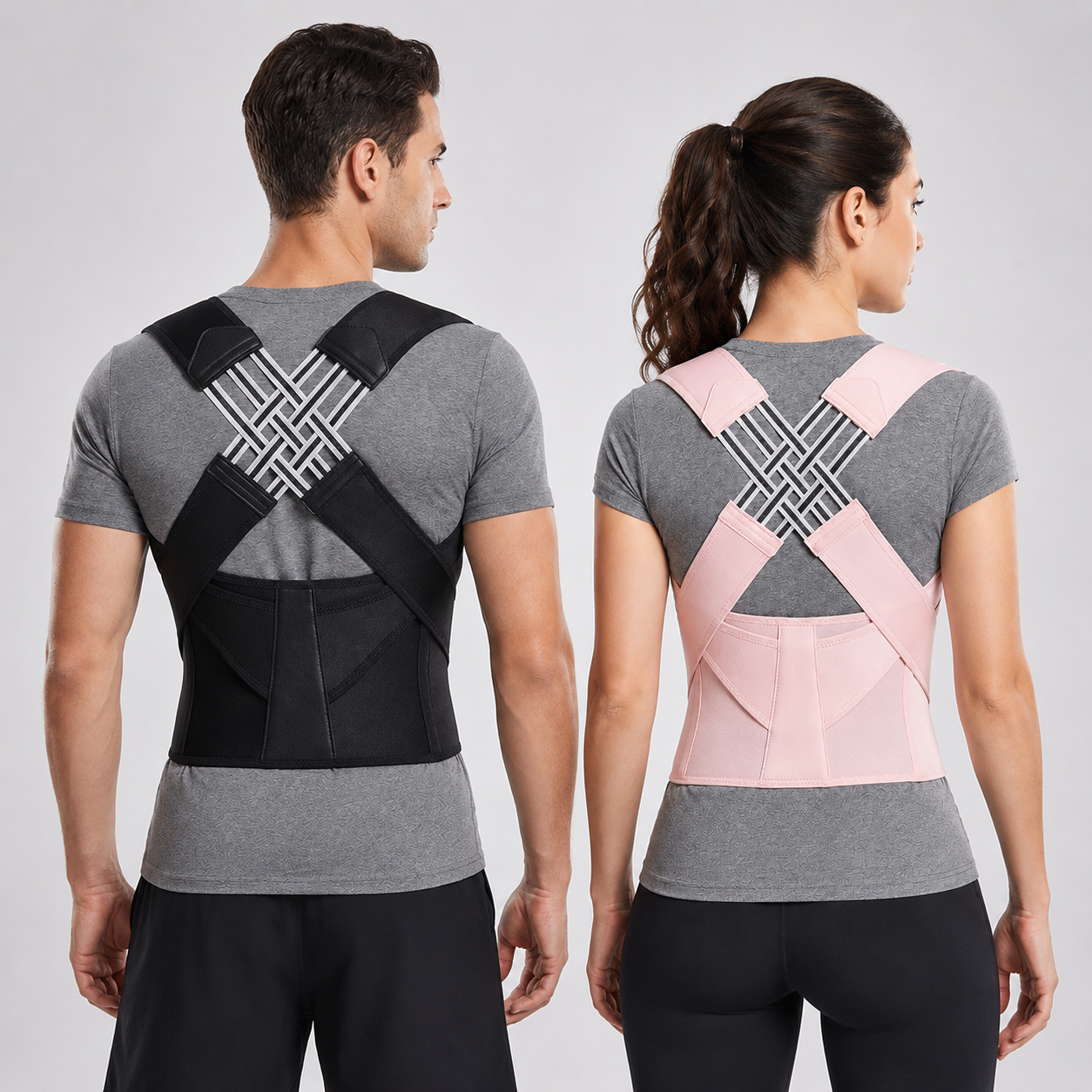 FleekFit | PostuForm Adjustable Full Back Brace