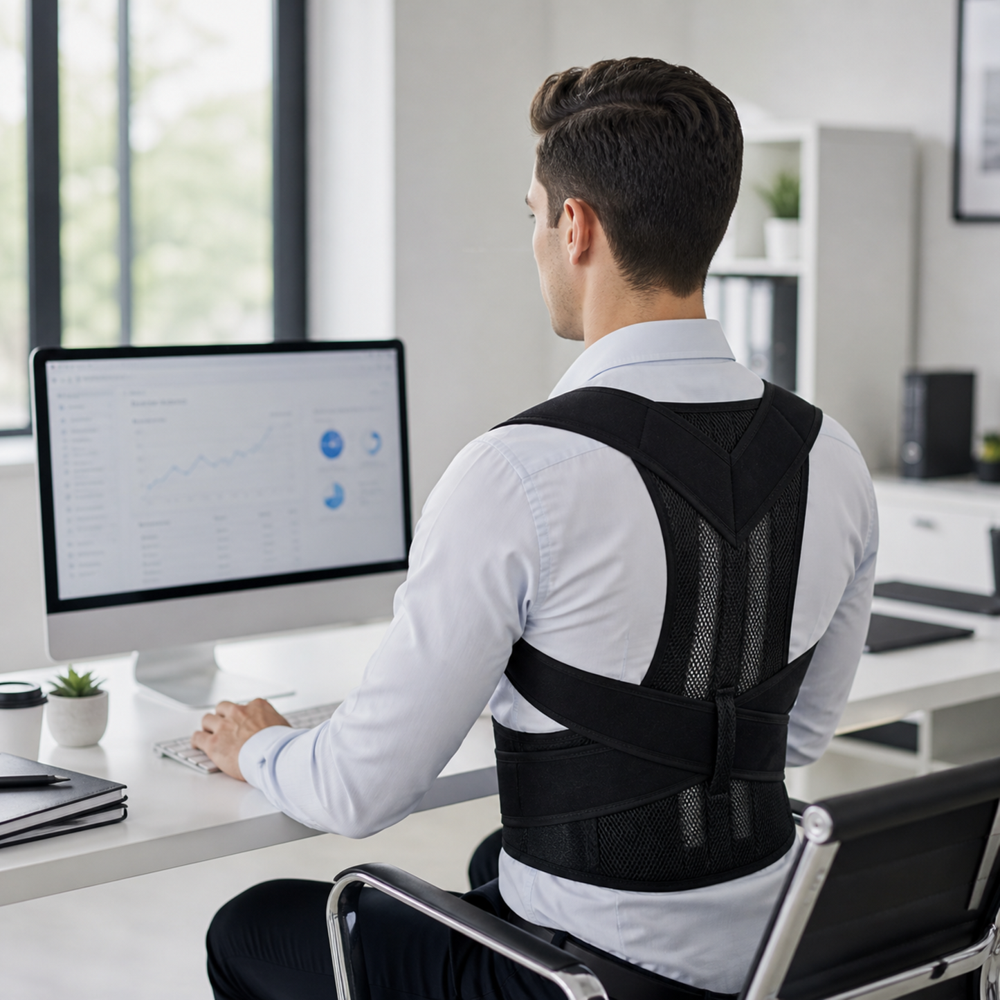 FleekFit | PostuRise Adjustable Unisex Posture Brace