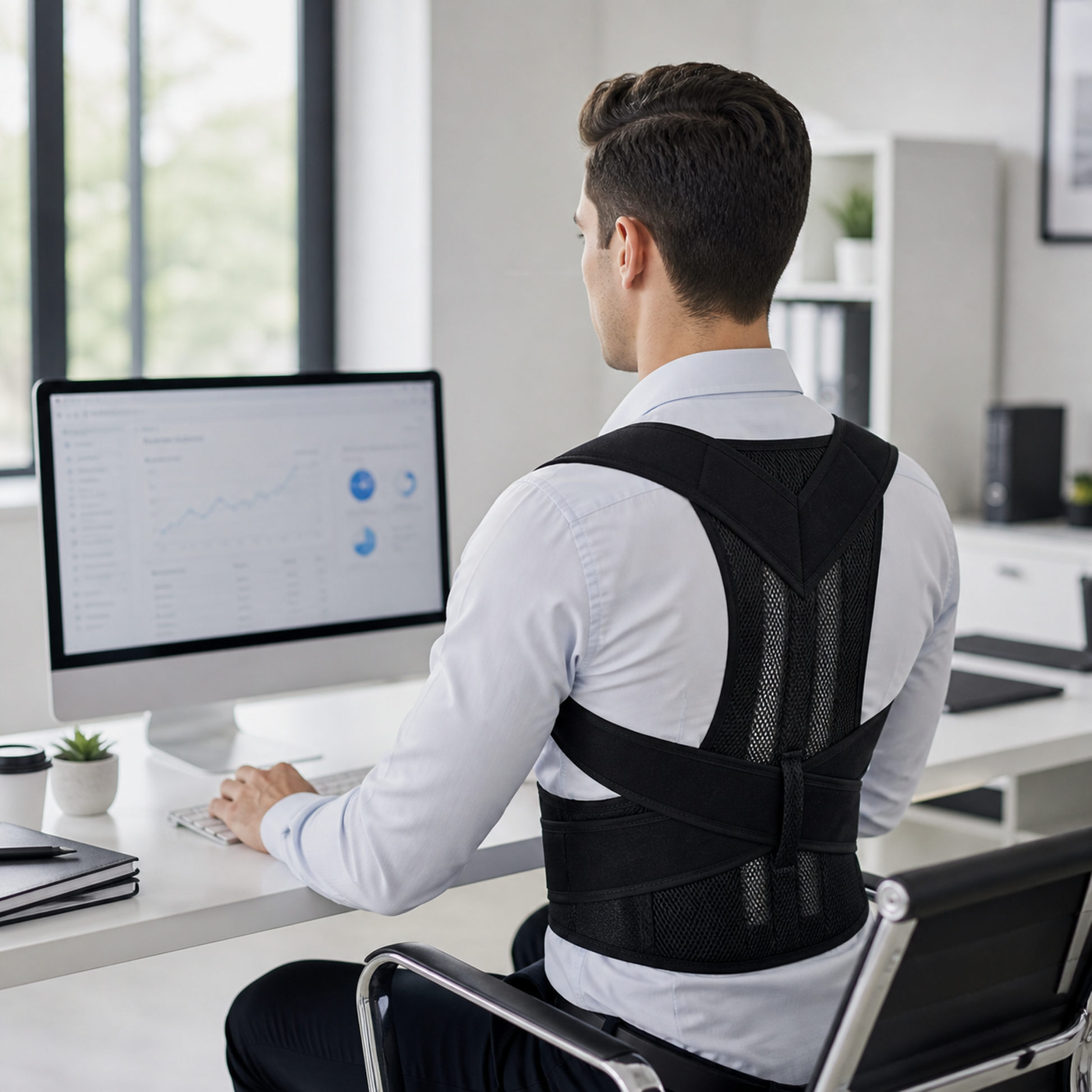 FleekFit | PostuRise Adjustable Unisex Posture Brace