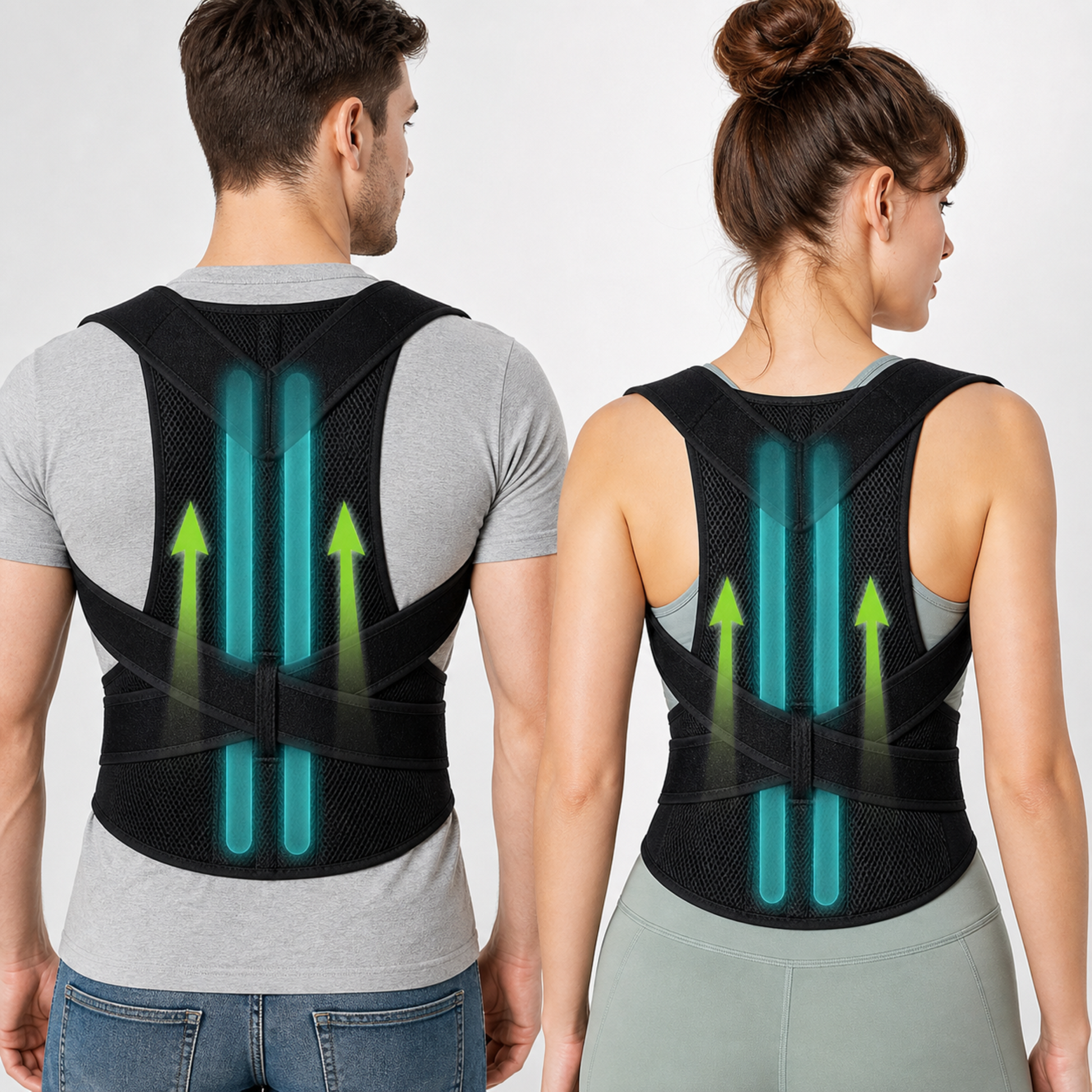 FleekFit | PostuRise Adjustable Unisex Posture Brace