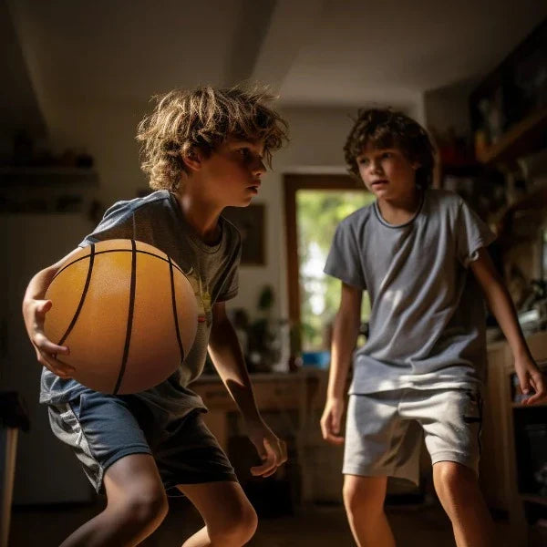FleekFit | Quiet Indoor Basketball | Noise-Reducing Soft Bounce