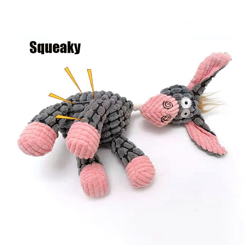 FleekFit | Robust Dog Toy Made of Plush | Bite-Resistant and Durable Design | Multiple Models