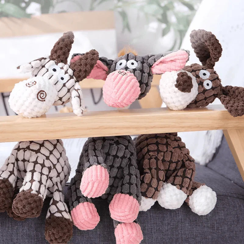 FleekFit | Robust Dog Toy Made of Plush | Bite-Resistant and Durable Design | Multiple Models