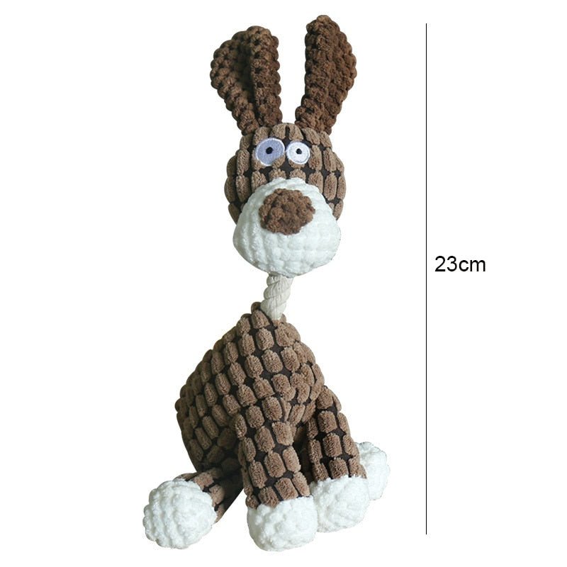 FleekFit | Robust Dog Toy Made of Plush | Bite-Resistant and Durable Design | Multiple Models