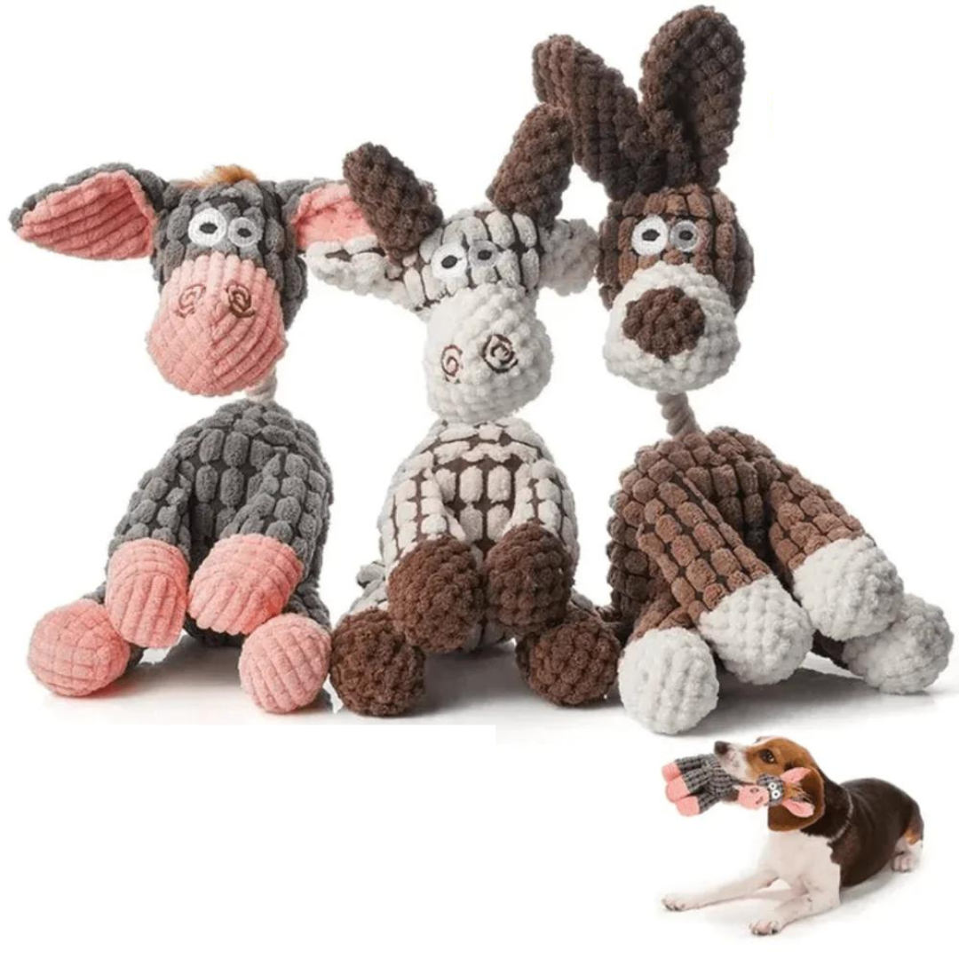 FleekFit | Robust Dog Toy Made of Plush | Bite-Resistant and Durable Design | Multiple Models