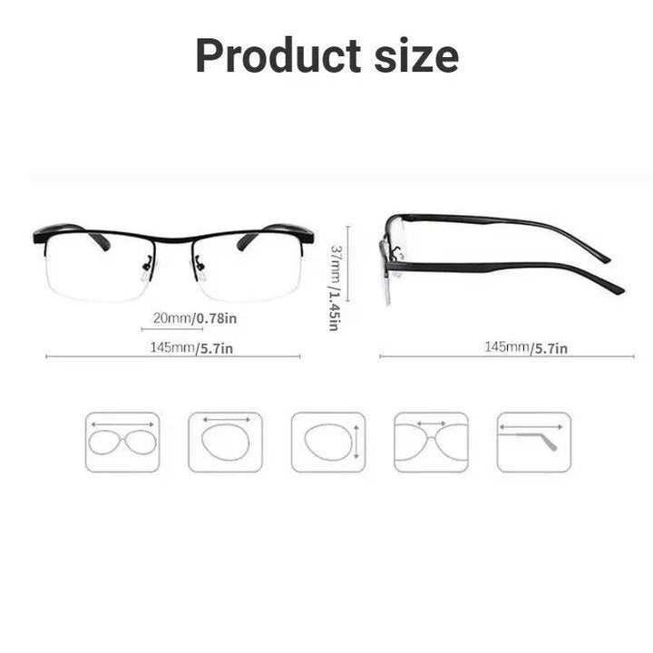 FleekFit | Smart Progressive Reading Glasses with Blue Light & UV Protection