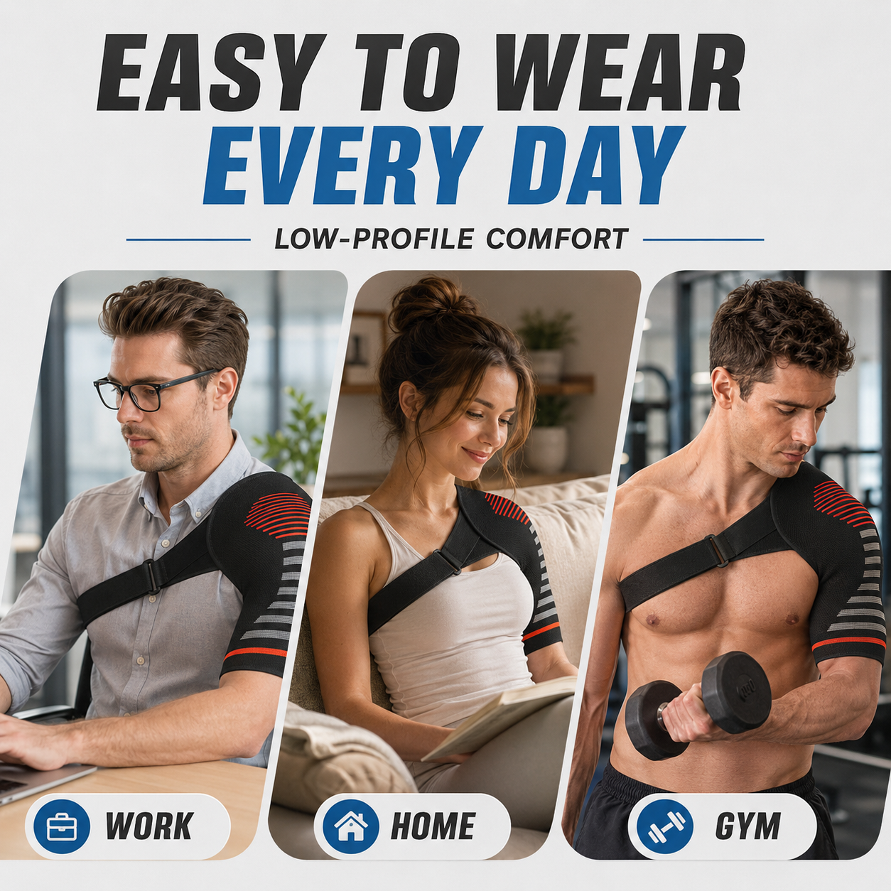 FleekFit | SolaceSleeve Compression Knit Shoulder Sleeve