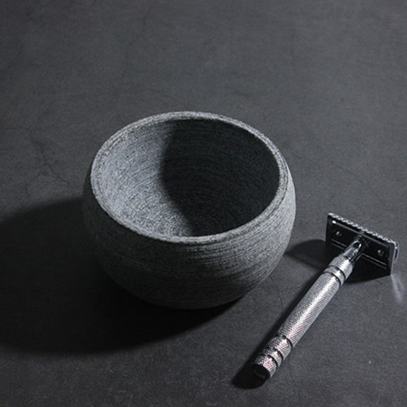 FleekFit | Stoneware Shaving Bowl, for Shaving Soap & Cream