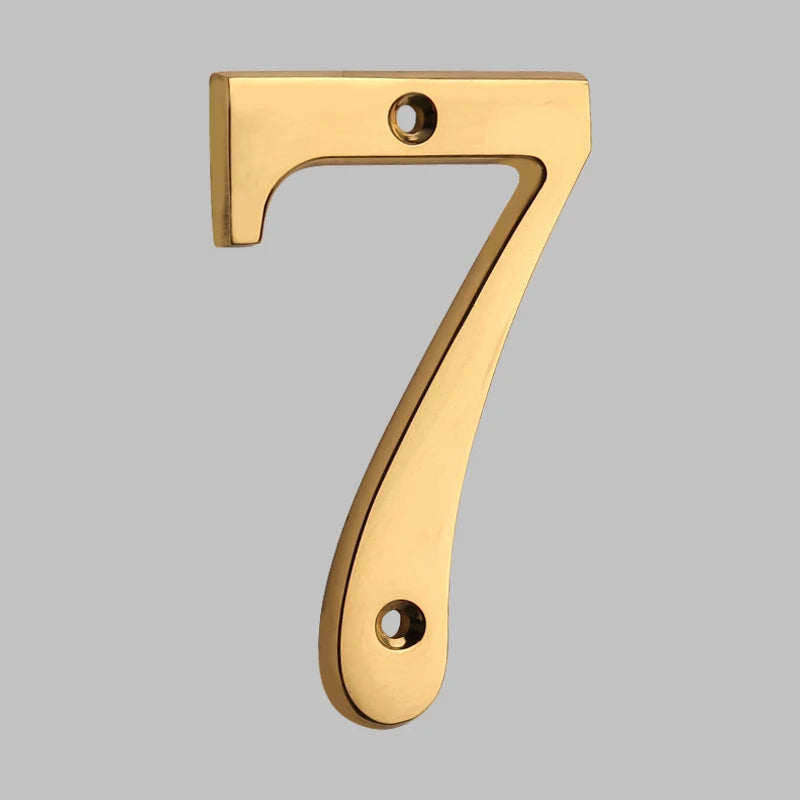 FleekFit | Traditional House Numbers Made of Solid Brass