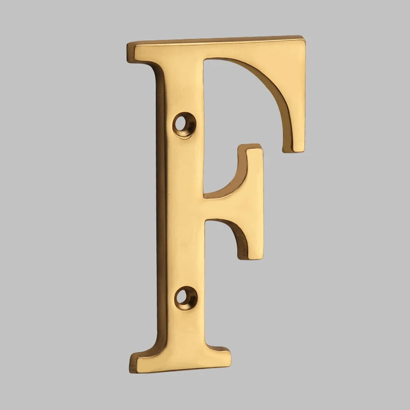 FleekFit | Traditional House Numbers Made of Solid Brass