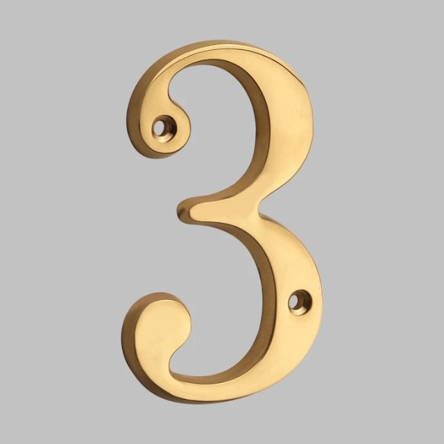 FleekFit | Traditional House Numbers Made of Solid Brass