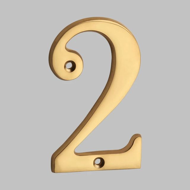 FleekFit | Traditional House Numbers Made of Solid Brass