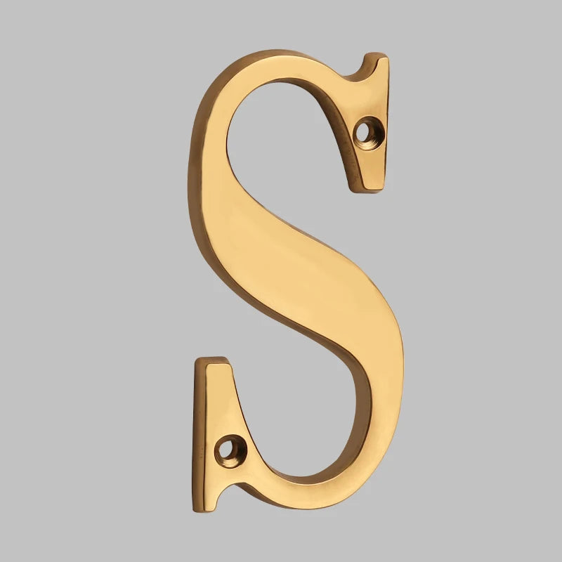 FleekFit | Traditional House Numbers Made of Solid Brass