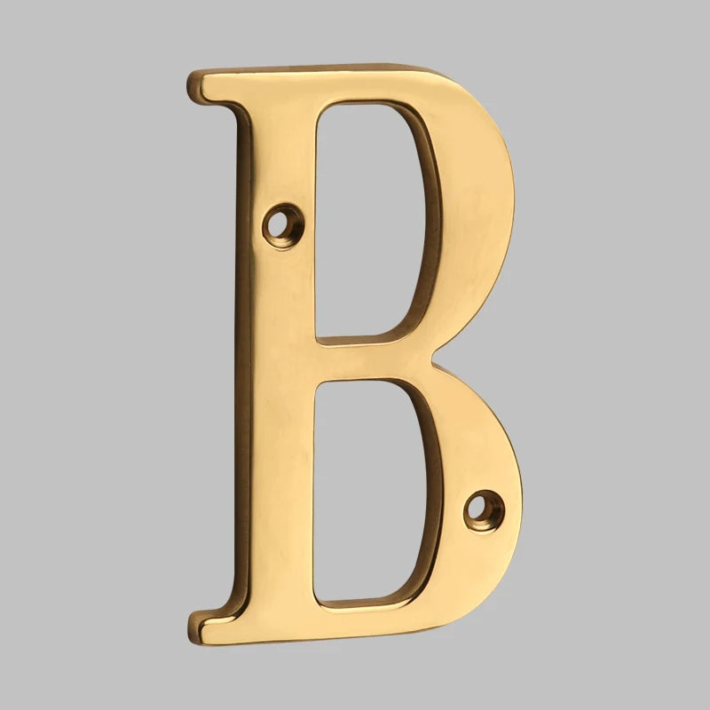 FleekFit | Traditional House Numbers Made of Solid Brass
