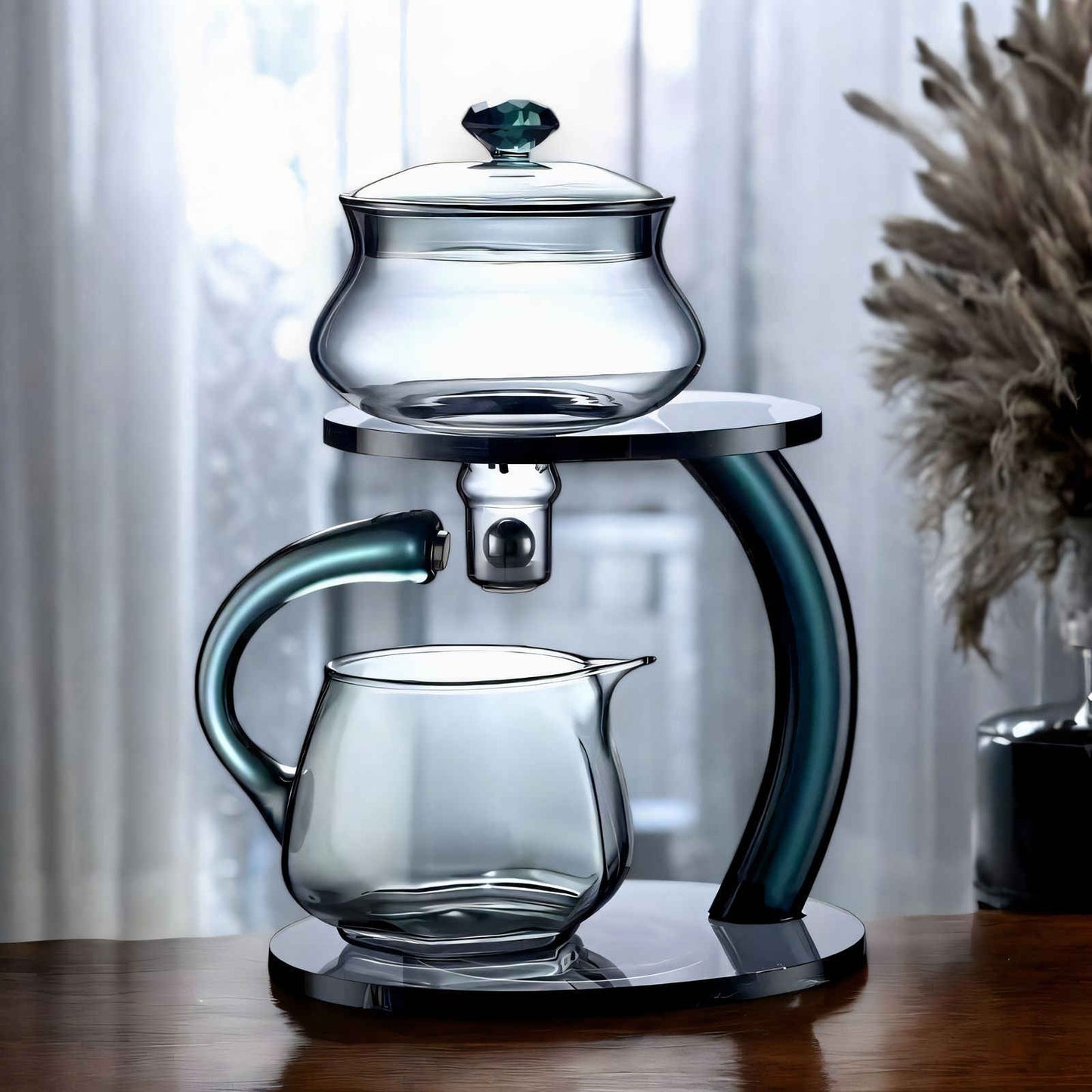FleekFit | TranquiliTea – Magnetic Glass Infuser Teapot for Enhanced Flavor & Wellness