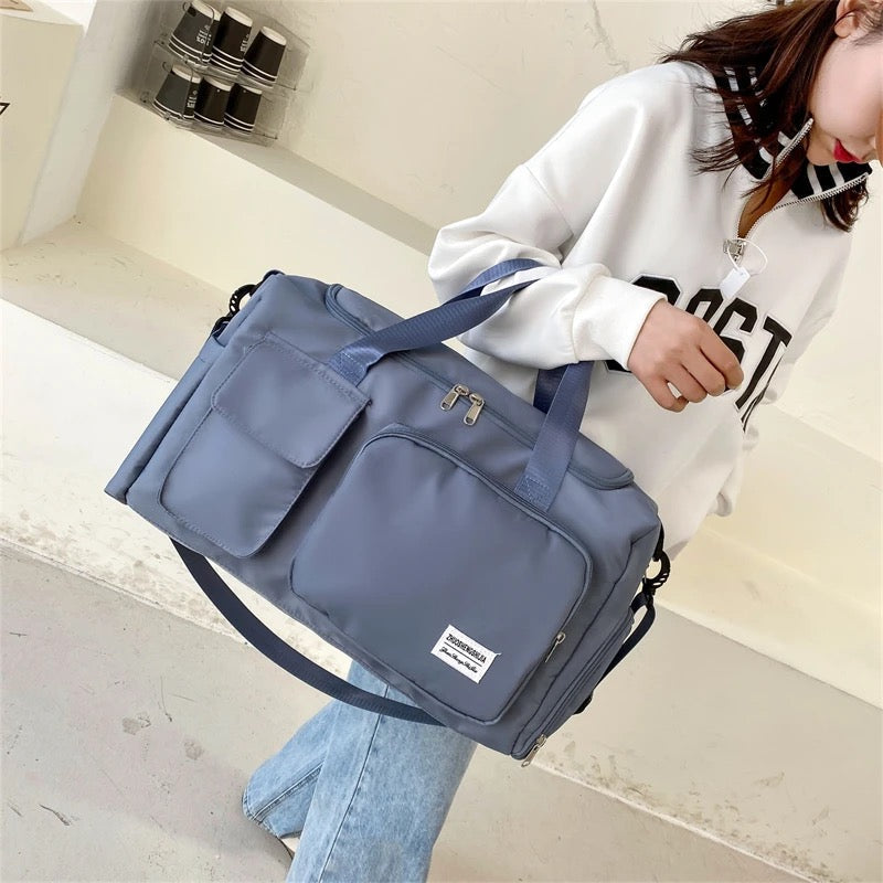 FleekFit | Travel Bag Sport Duffle | Multiple Compartments with Shoe Compartment