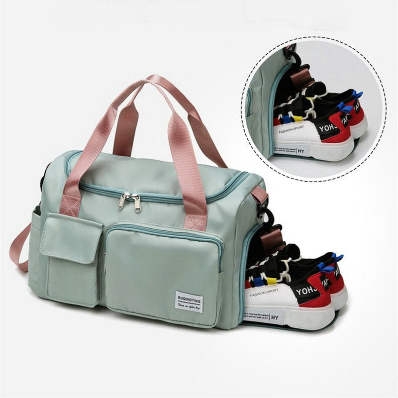FleekFit | Travel Bag Sport Duffle | Multiple Compartments with Shoe Compartment
