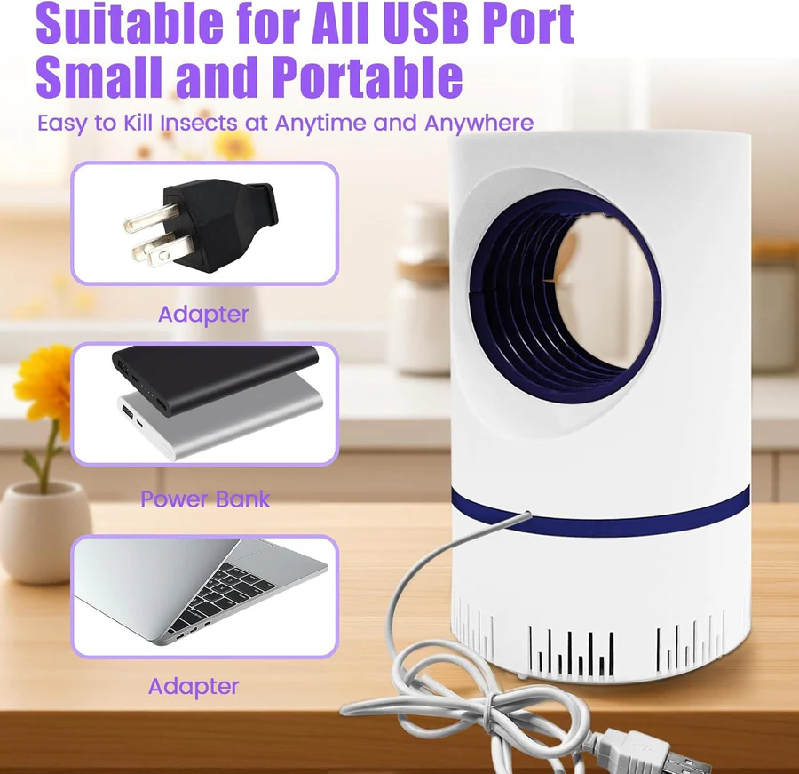 FleekFit | UV Light Insect Trap - Indoor/Outdoor Mosquito Fly Killer