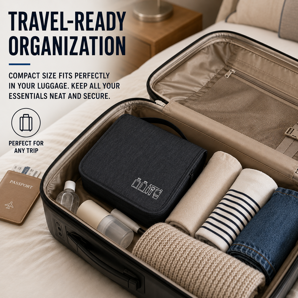 FleekFit | Vaylore Waterproof Hanging Toiletry Bag