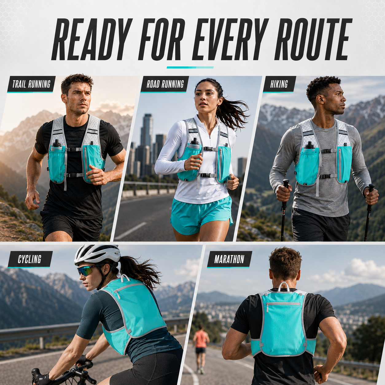 FleekFit | Vestrun Ultralight Running Vest Hydration Pack