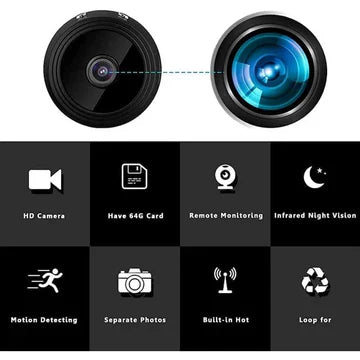 FleekFit | WatchPoint Mini – Wireless 1080p Camera with Night Vision and Magnetic Mount