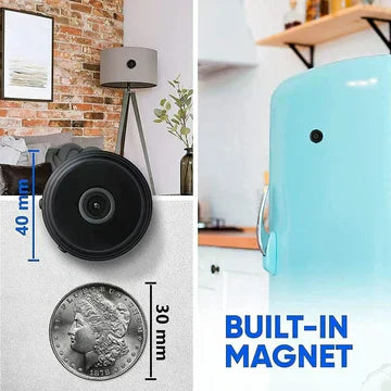 FleekFit | WatchPoint Mini – Wireless 1080p Camera with Night Vision and Magnetic Mount