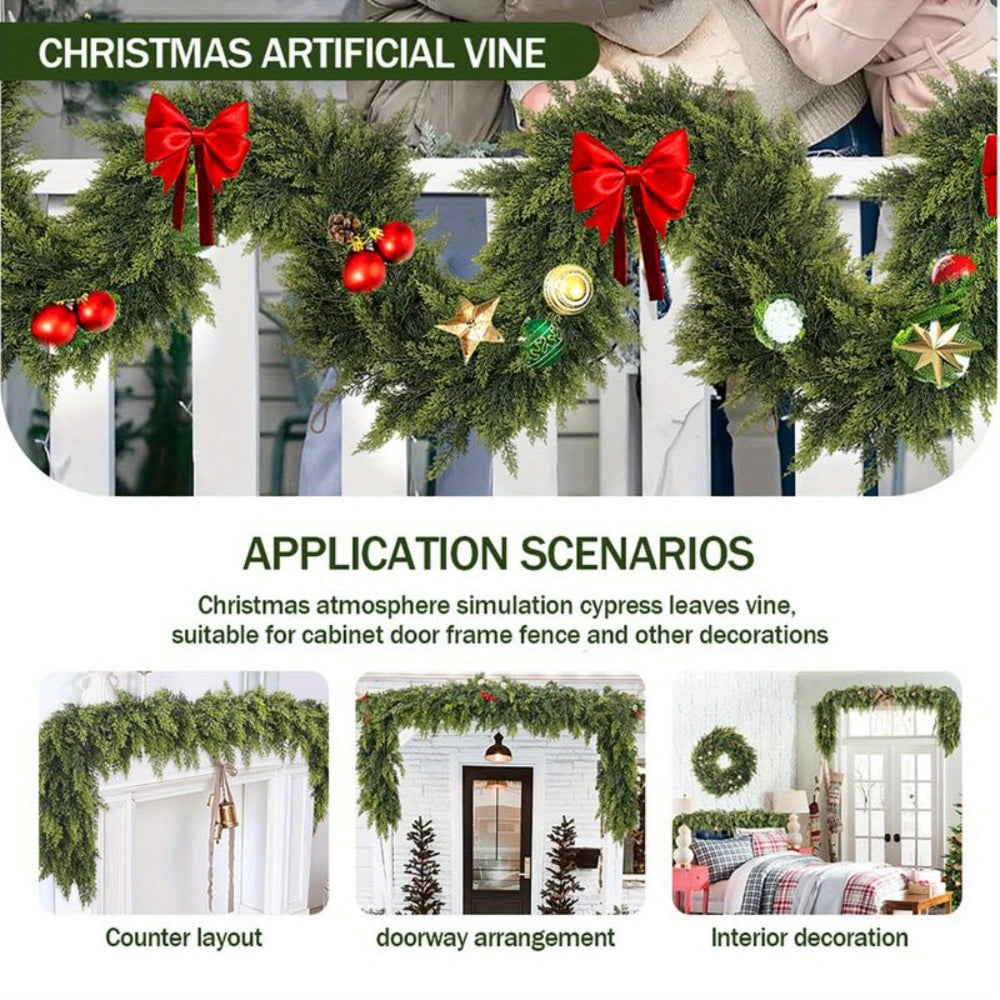 Flexible Artificial Greenery Christmas Garland