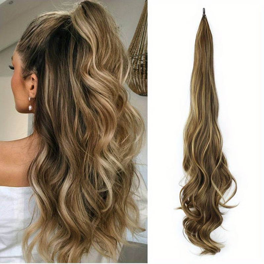 Flexible Hair Extension Ponytail for Voluminous Hair