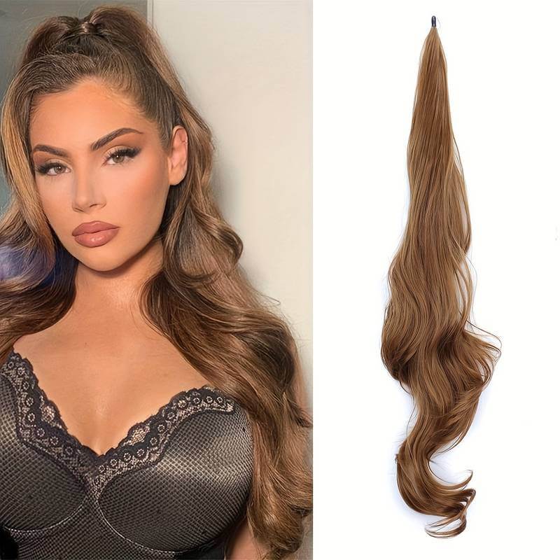 Flexible Hair Extension Ponytail for Voluminous Hair