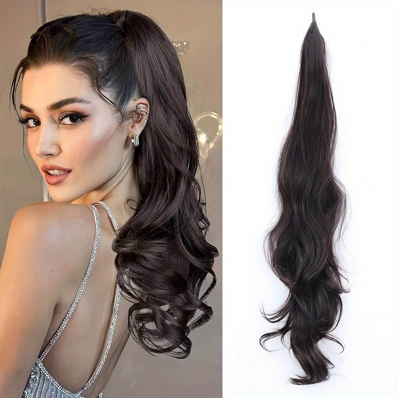 Flexible Hair Extension Ponytail for Voluminous Hair