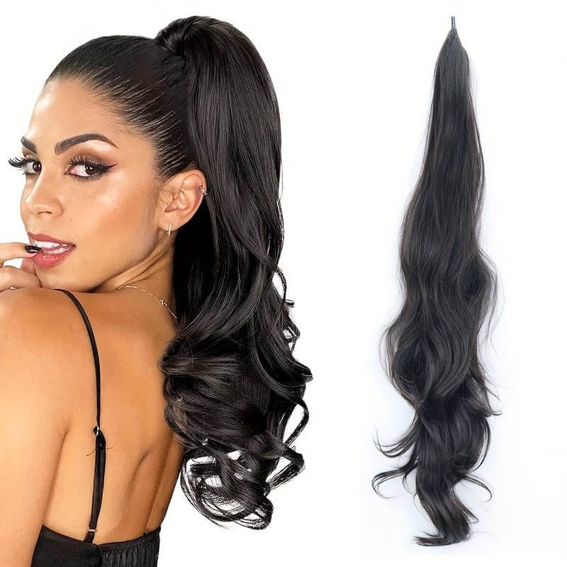 Flexible Hair Extension Ponytail for Voluminous Hair
