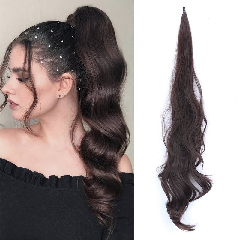 Flexible Hair Extension Ponytail for Voluminous Hair