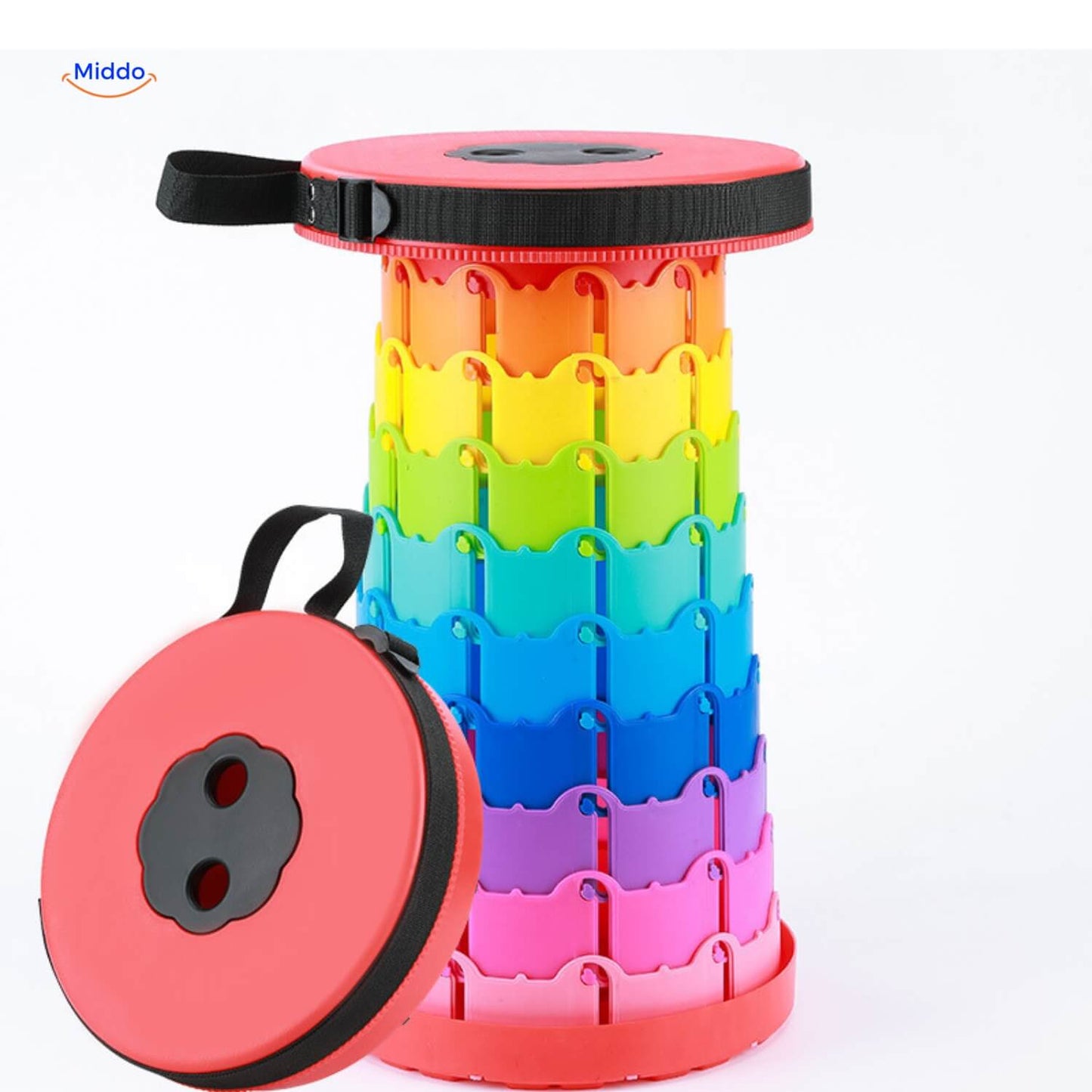 FlexiStool™ Adjustable Telescopic Stool with Non-Slip Surface