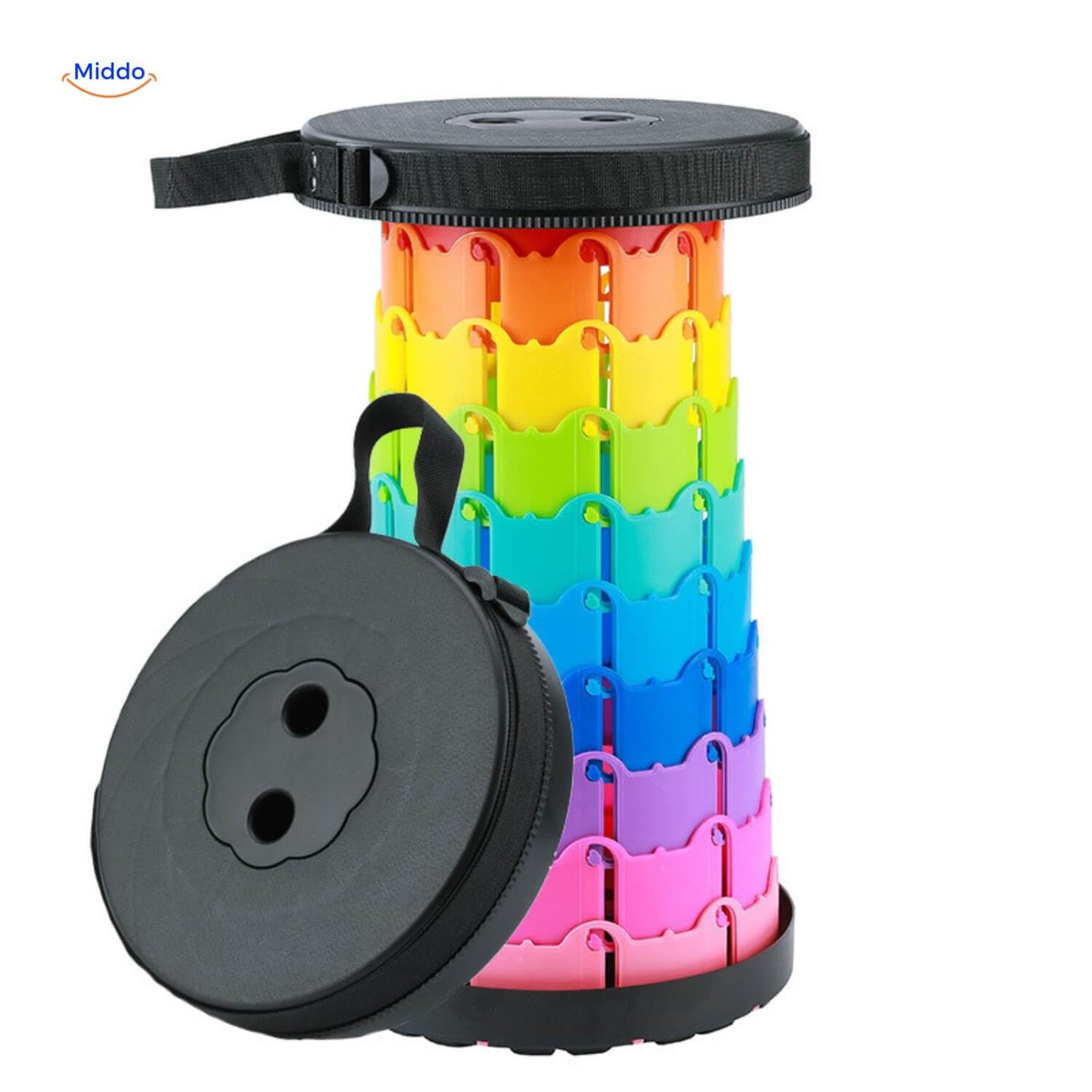 FlexiStool™ Adjustable Telescopic Stool with Non-Slip Surface