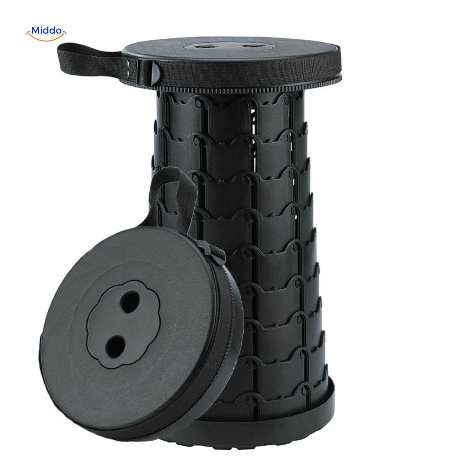 FlexiStool™ Adjustable Telescopic Stool with Non-Slip Surface