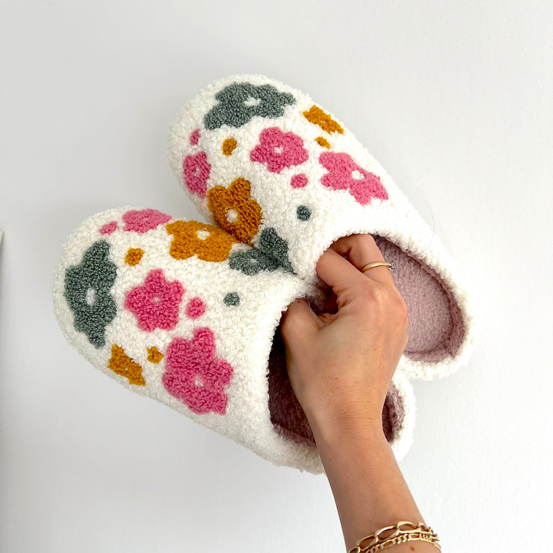 Floral Slippers