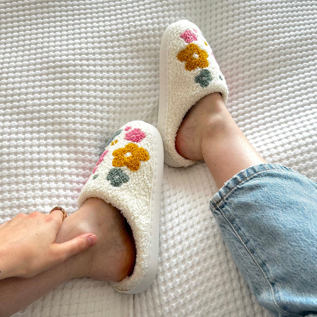 Floral Slippers
