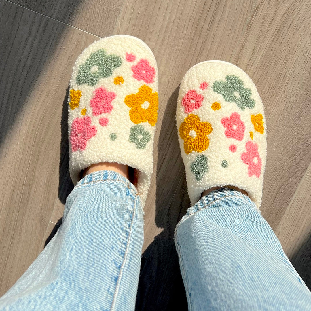 Floral Slippers