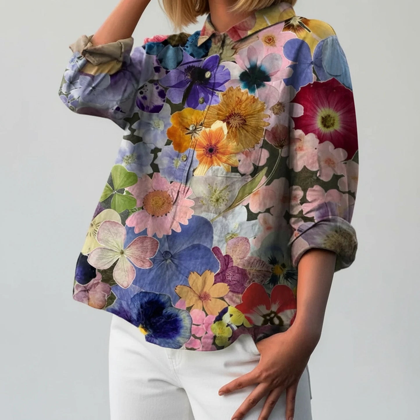 Floral Print Blouse for Women